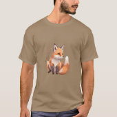 T-shirt Wild Animal Fans Cute Vulpes Animal Lover friends (Devant)