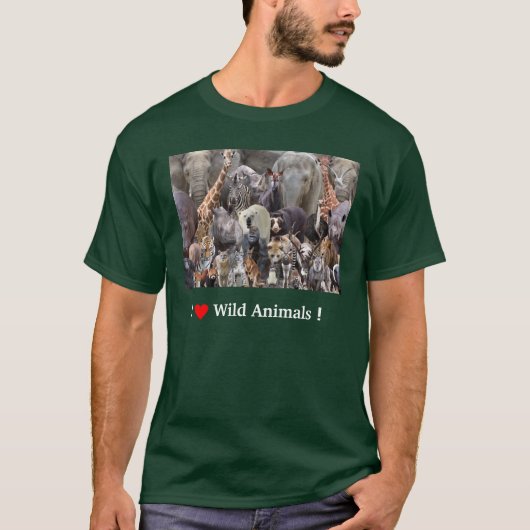 T-shirt Wild Animals (Devant)
