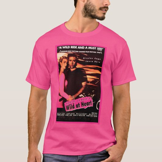 T-shirt Wild At Heart - Nicholas Cage Laura Dern (Devant)
