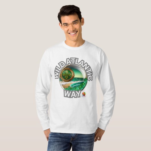 T-shirt Wild Atlantic Way Irlande (Devant entier)