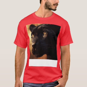 T-shirt Wild Big Cat Wildlife AI Généré Art