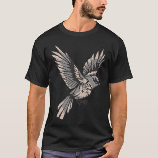 T-shirt Wild Bird Flying rétro
