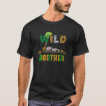 T-shirt Wild Brother Birthday Zoo Field Trip Squad Matchin<br><div class="desc">Wild Brother Birthday Zoo Field Trip Squp Correspondance famille</div>