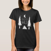 T-shirt Wild Camping Wilderness Backpacking (Devant)