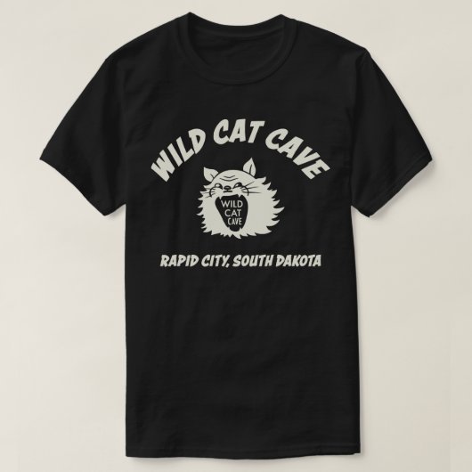 T-SHIRT WILD CAT CAVE (Design devant)