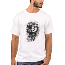 T-shirt Wild Cat Homme