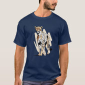 T-shirt Wild Cheetah Design (Devant)