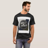 T-shirt " Wild & Free" (Devant entier)