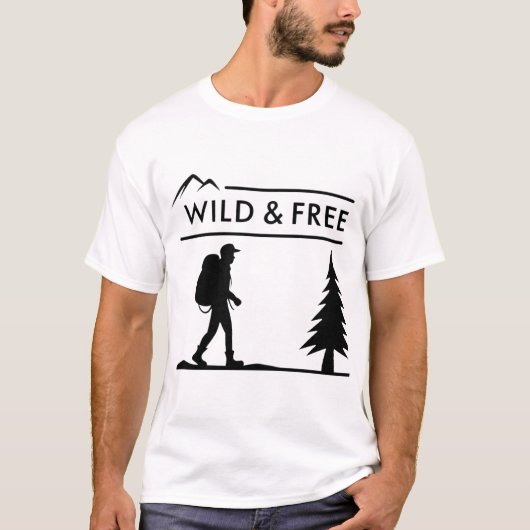 T-shirt Wild & Free (Devant)