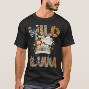 T-shirt Wild Glamma 1er anniversaire Zoo Safari Jungle Ani