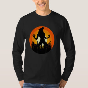 T-shirt Wild Halloween Werewolf Nouveauté Graphique S Cool