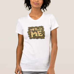 T-shirt Wild Me Leopard Brown et jaune
