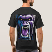 t-shirt "Wild Monkey" amusant et aventureux (Dos)