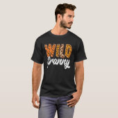 T-shirt Wild One Granny Two Wild Family Birthday Zoo Anima (Devant entier)