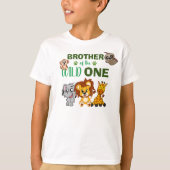 T-shirt Wild One Jungle Safari Brother Premier anniversair (Devant)
