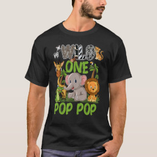 T-shirt Wild One Pop Zoo Anniversaire Safari Jungle Animal