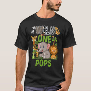 T-shirt Wild One Pops Zoo Anniversaire Safari Jungle Anima