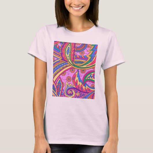 T-SHIRT WILD PAISLEY (Devant)