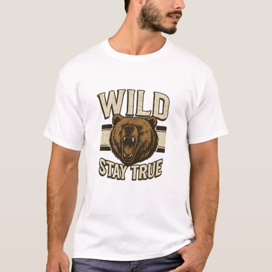T-shirt " Wild Stay True" (Devant)