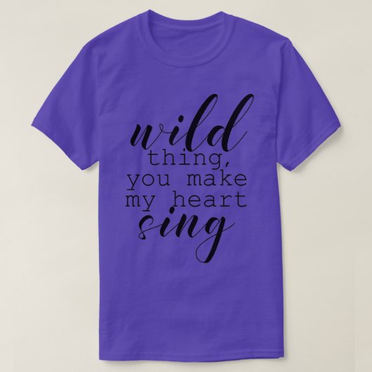 T-shirt Wild Thing (Design devant)