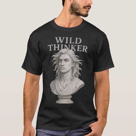 T-shirt Wild Thinker – Classic Mind Unleashed (Devant)
