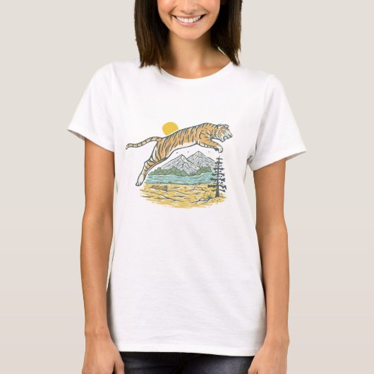 T-shirt Wild Tiger Adventure (Devant)