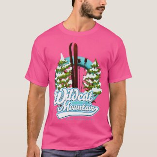 T-shirt Wildcat Mountain nouveau hampshire retro ski