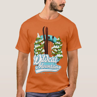 T-shirt Wildcat Mountain nouveau hampshire retro ski