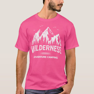 T-shirt Wilderness And Mountains Camping Extérieur Aventur