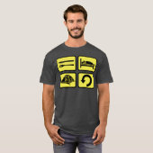 T-shirt wilderness camping daily repeat boy (Devant entier)