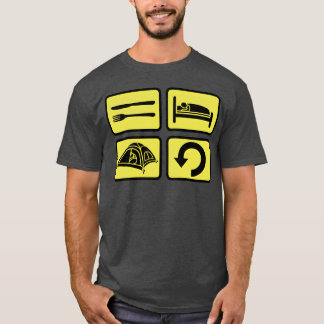 T-shirt wilderness camping daily repeat boy