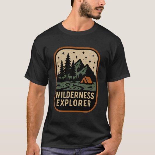 T-shirt Wilderness Explorer (Devant)