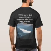 T-shirt Wilderness Misty Mountain (Dos)