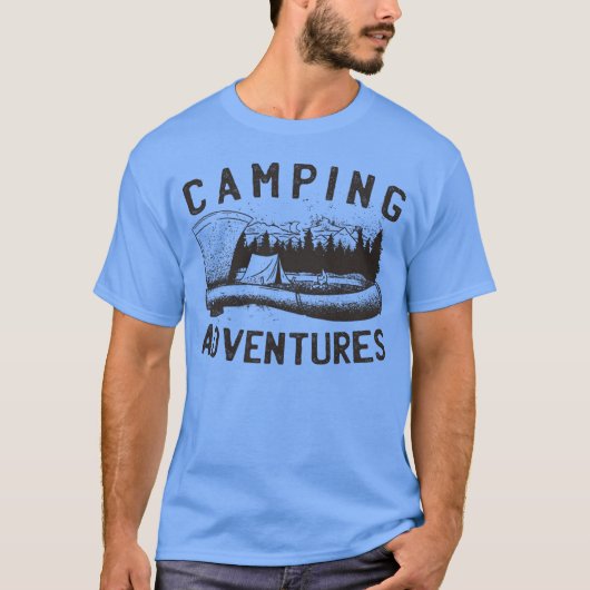 T-shirt Wilderness Ready Camping Ae friend (Devant)