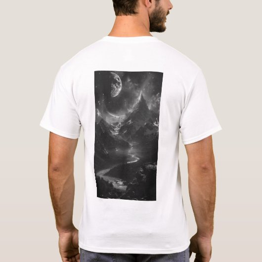 T-shirt Wilderness Realist Mountain View (Dos)