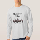 T-shirt Wilderness Vibes Long Sleeves Top (Devant)