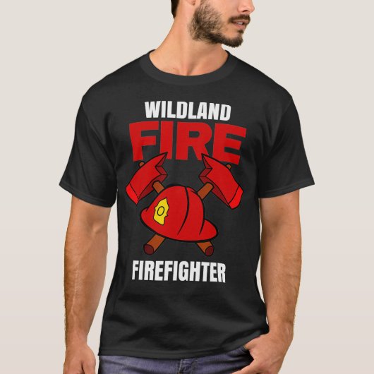 T-shirt Wildland Fire Firefighter Camion Wildland (Devant)
