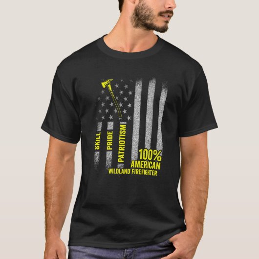 T-shirt Wildland Firefighter Appreciation Firefighting Fir (Devant)