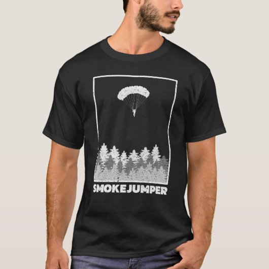 T-shirt Wildland Firefighter Retro (Devant)