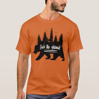 T-shirt Wildlife nature forest animals gift