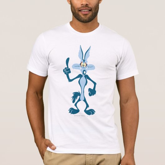 T-shirt WILE E. COYOTE™ Blue Aha ! (Devant)