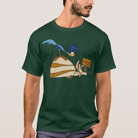 T-shirt WILE E. COYOTE™ et ROAD RUNNER™ Boulder (Devant)