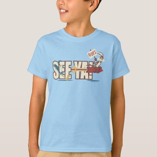T-shirt WILE E. COYOTE™ Rocketing Past ROAD RUNNER™ (Devant)