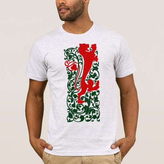 T-shirt Will Bradley Heraldic Lion (Devant)