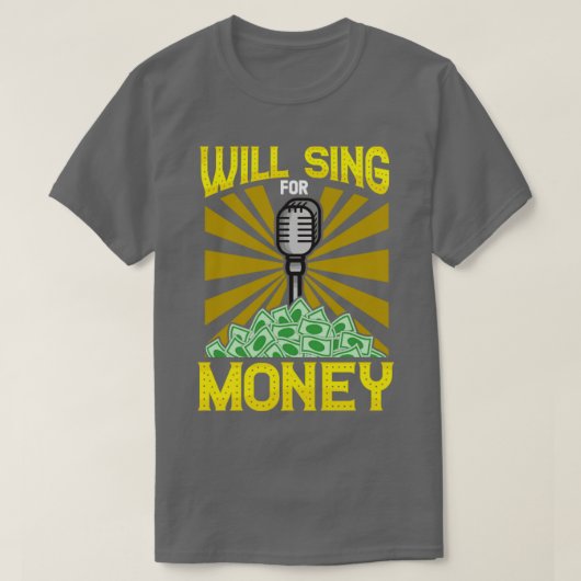 T-shirt Will chante pour de l'argent pour Professional Sin (Design devant)