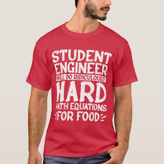 T-shirt Will Do Ridiculously Hard Math Equations For Food2 (Devant)
