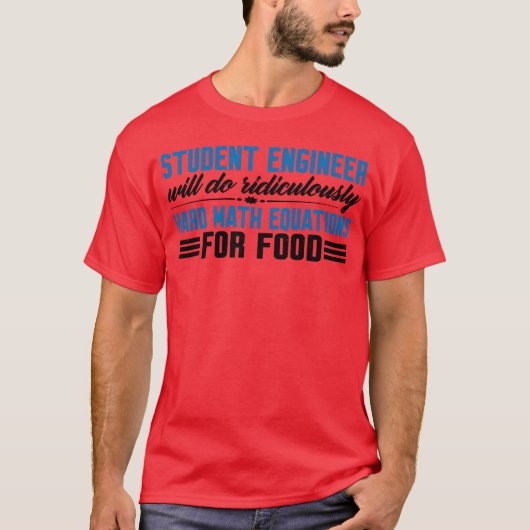 T-shirt Will Do Ridiculously Hard Math Equations For Food4 (Devant)