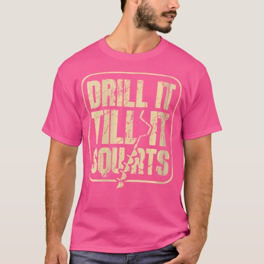 T-shirt Will L'Exercice Jusqu'À Ce Qu'Il Éjacule Ice Pêche (Devant)