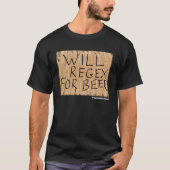 T-shirt Will Regex pour la bière (Devant)