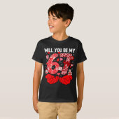 T-shirt Will You Be My Valentine Six Seven Funny Meme 6 7 (Devant entier)